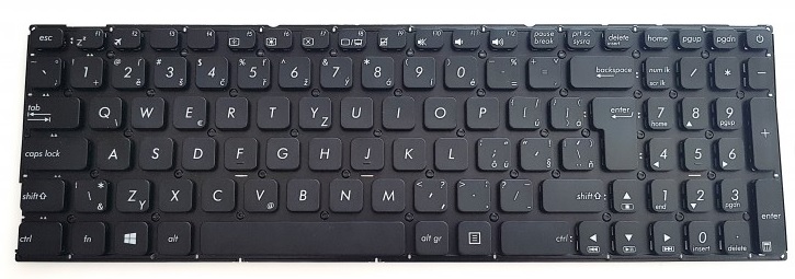 ČESKÁ Klávesnice ASUS R541 R541SA R541U R541UA F540 F541 X541 CZ/SK