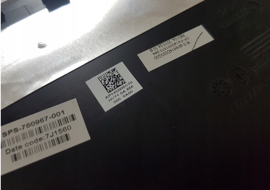 Viko Vrchní kryt HP 250 G3 255 G3 15R 15G 15Q 15Z 15T silver AP14D000C70 